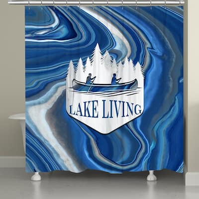 Lake Living Shower Curtain