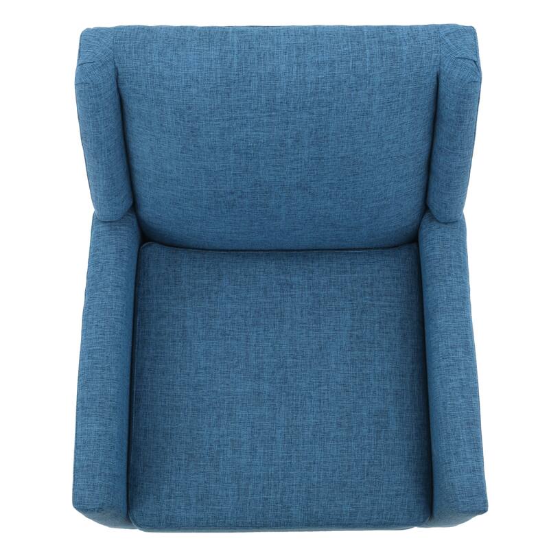 Blue 27.5" Upholstered Accent Chair