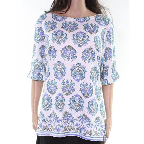 karen scott knit tops