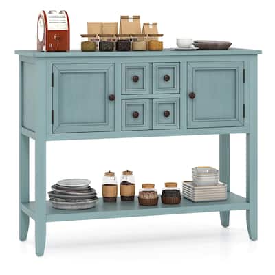 Costway Buffet Sideboard Cabinet Entryway Console Table with 2 Doors - See Details