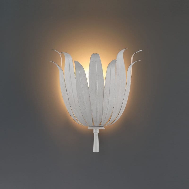 Farmhouse 1-light Maple Leaf Sconce Bathroom Wall Light
