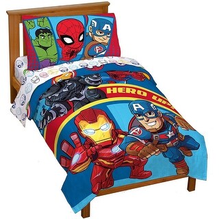 Super Hero Adventures Double Team Bed Set