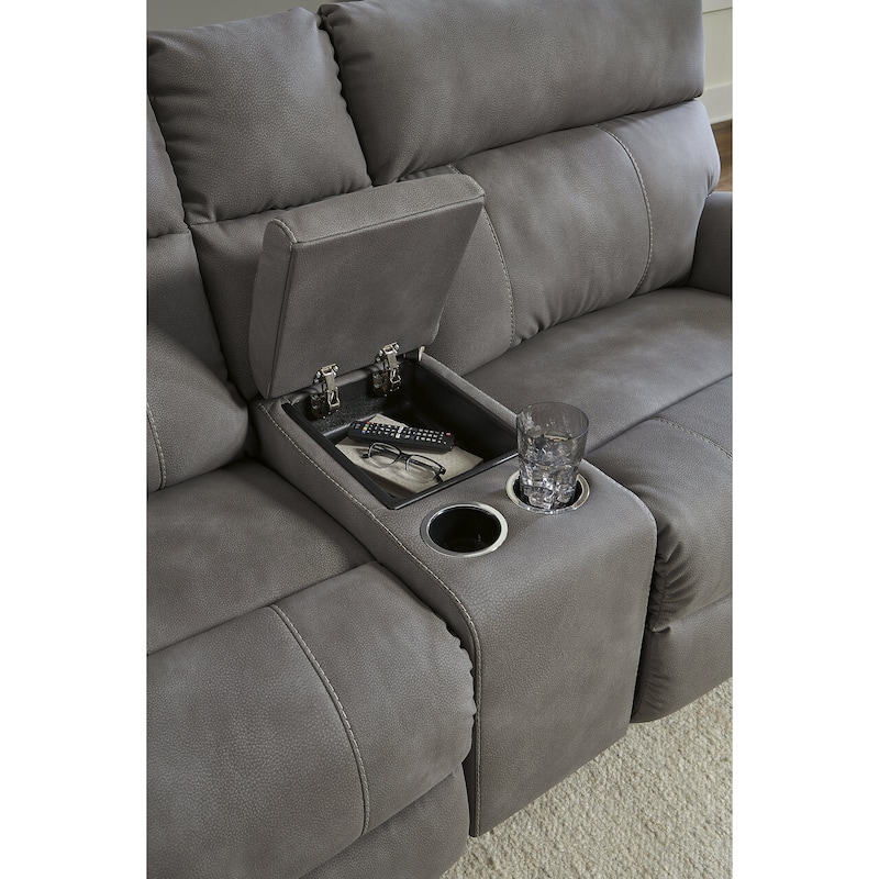 Signature Design by Ashley Next-Gen DuraPella 6-Piece Power Reclining Sectional - 119.5"W x 104.5"D x 42"H