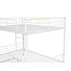 preview thumbnail 16 of 14, Industrial Minimalist Full XL Over Queen Metal Bunk Bed with Trundle,Save Space or Split Into 2 Beds