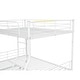preview thumbnail 65 of 95, Metal Bunk Bed with Trundle Ladder High Guardrail Heavy-Duty Steel Loft Bed Frame with Safety Rail Able to Split
