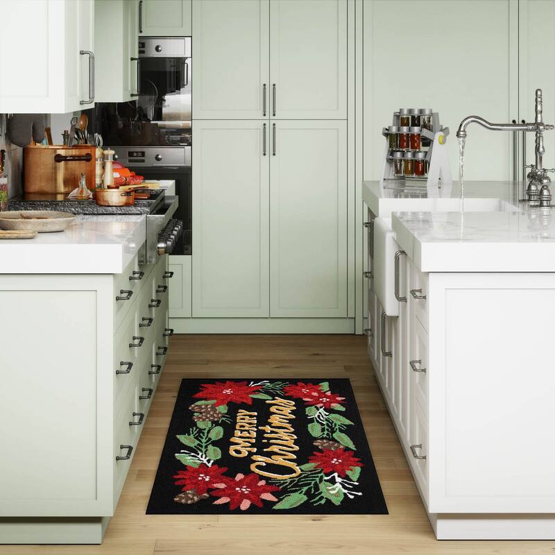 Liora Manne Frontporch Merry Christmas Indoor/Outdoor Area Rug