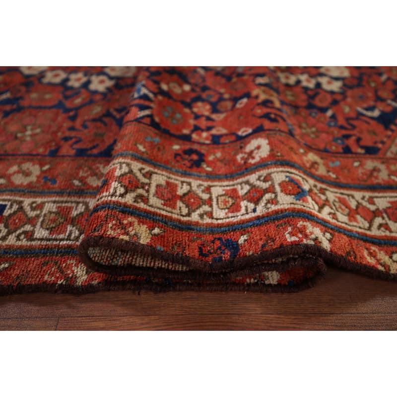 Malayer Antique Persian Runner Rug Handmade Wool Carpet - 3'1" x 13'3"