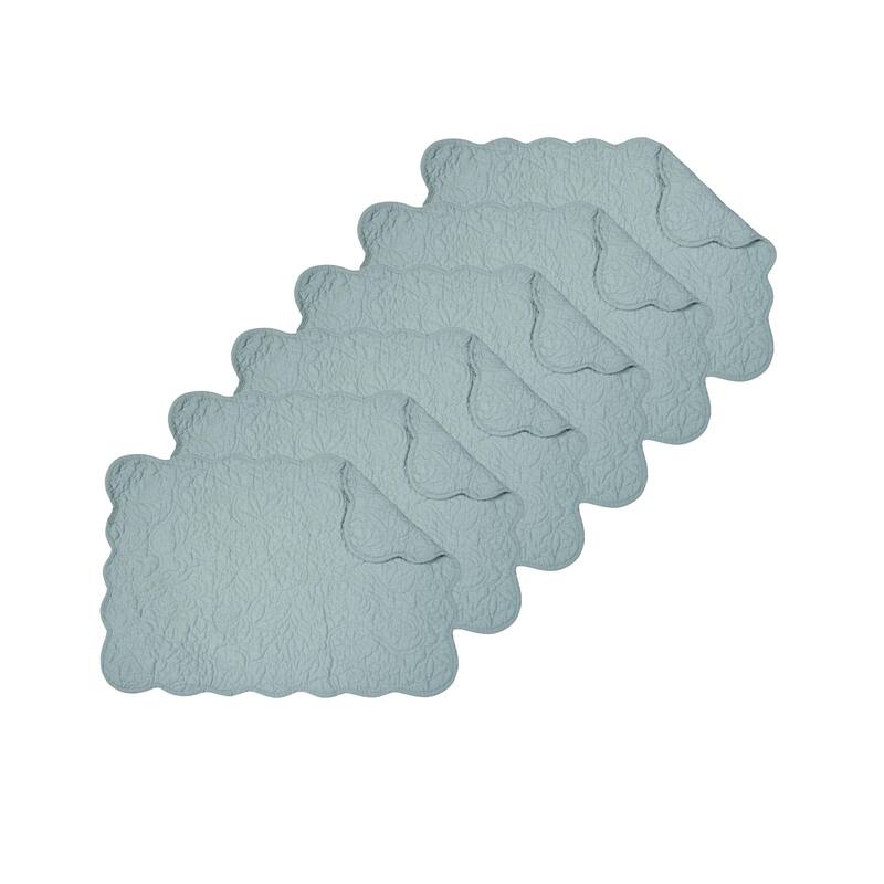 Christiana Breeze Quilted Placemat Set 6