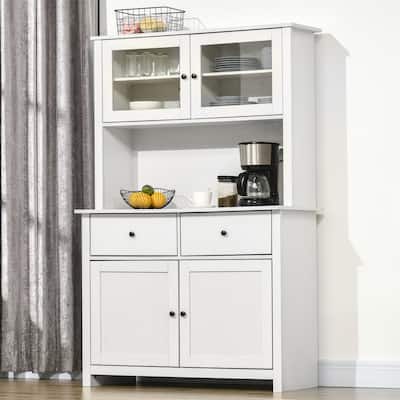 Pantry Storage Cabinet with 4 Shelves