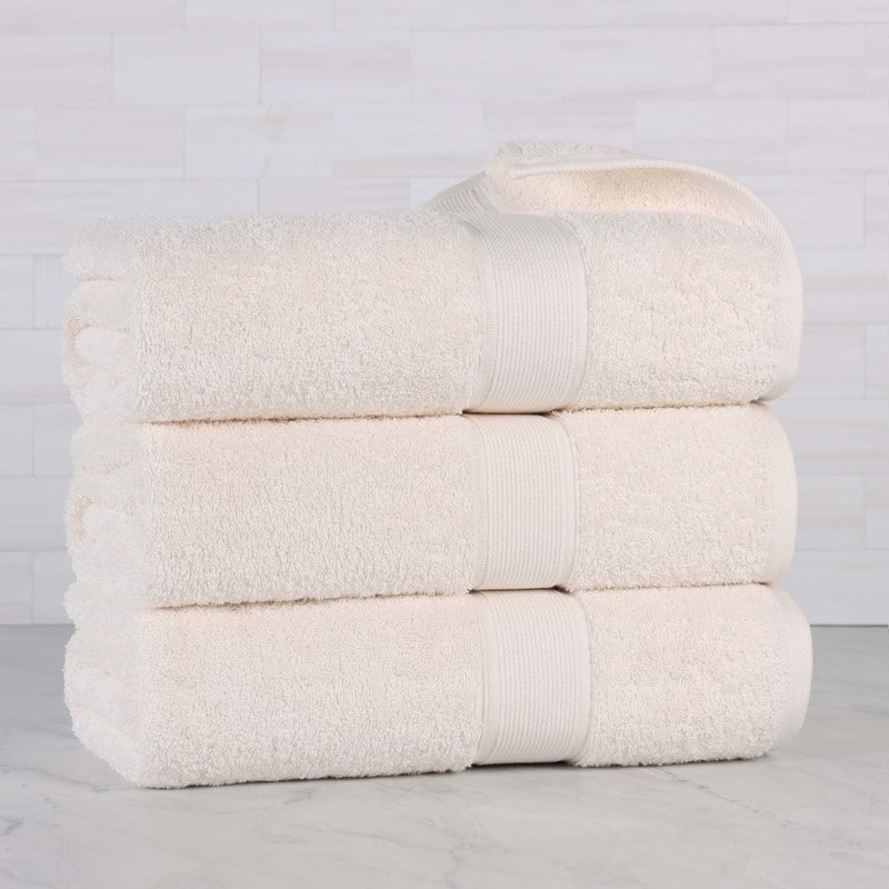 Superior Oregon Organic Cotton Solid Bath Towel, Set of 3