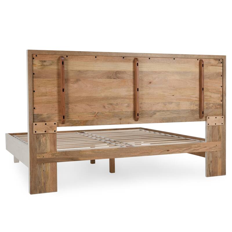 Classic Home Reece Mango Wood Bed in White