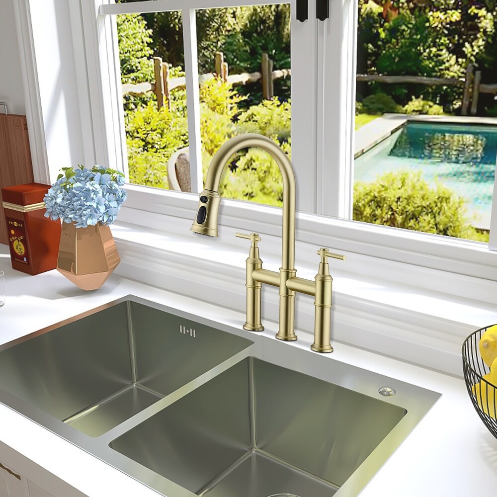 Buy Bridge Kitchen Faucets Online at Overstock | Our Best ...