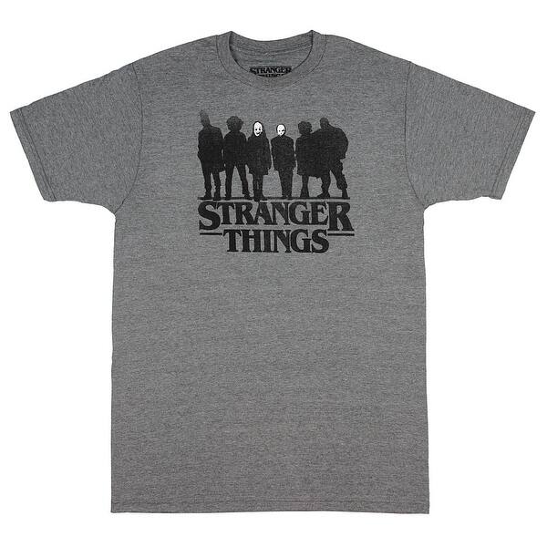 Shop Stranger Things 2 Men S Outcasts Silhouette T Shirt