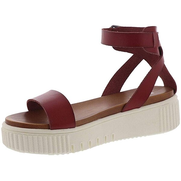 mia lunna platform ankle strap sandal
