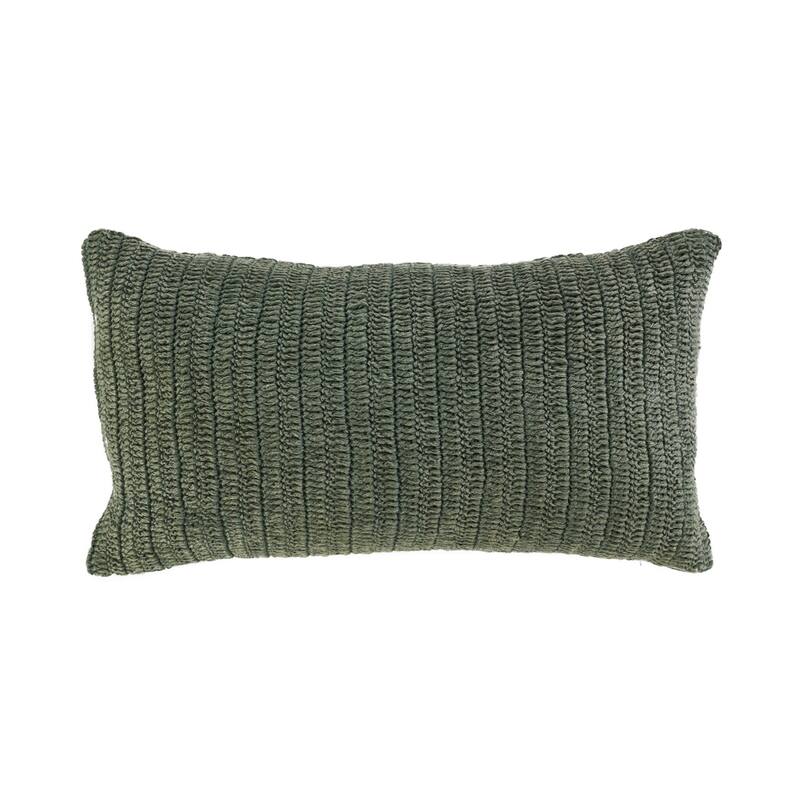Villa by Classic Home Nakeya Knitted 14 x 26 Throw Pillow