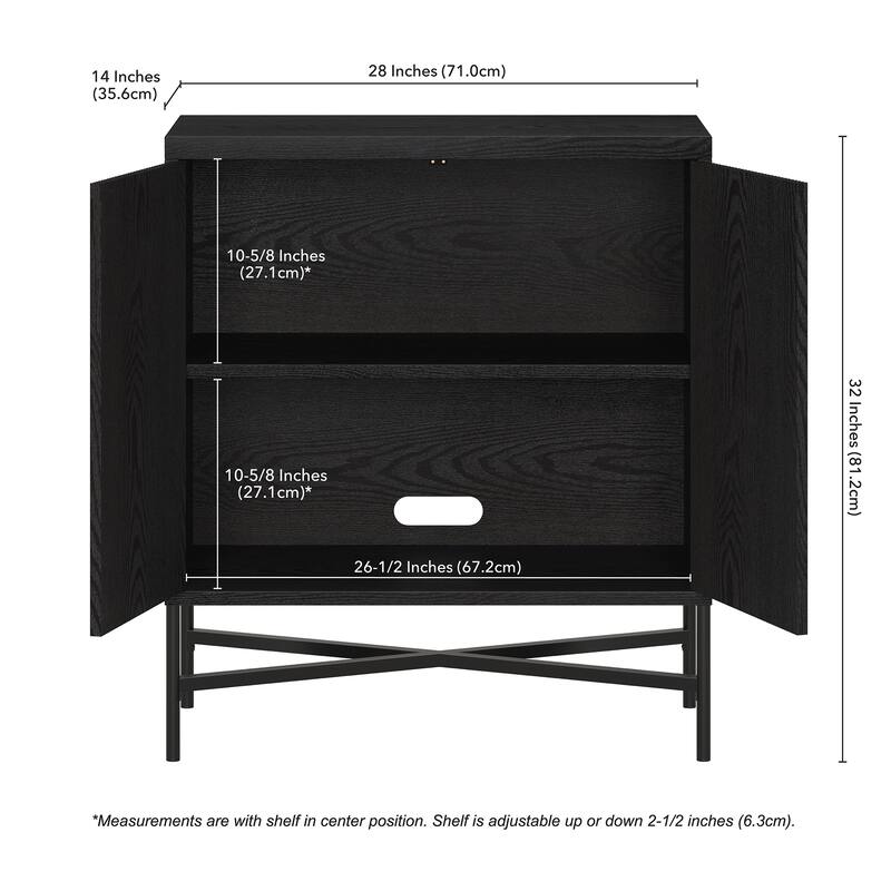 Brighton 28" Wide Rectangular Accent Cabinet - 28" Wide