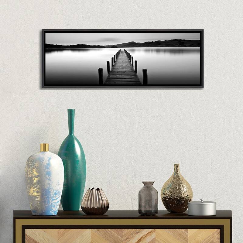 iCanvas "Lake Pier II" by PhotoINC Studio Framed