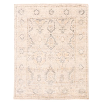 ECARPETGALLERY Hand-knotted Jules Serapi Light Khaki Wool Rug - 8'0 x 9'11