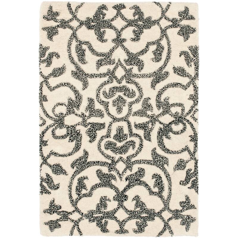 SAFAVIEH Handmade Soho Sharee N.Z. Wool Rug - 2' x 3' - Ivory/Grey