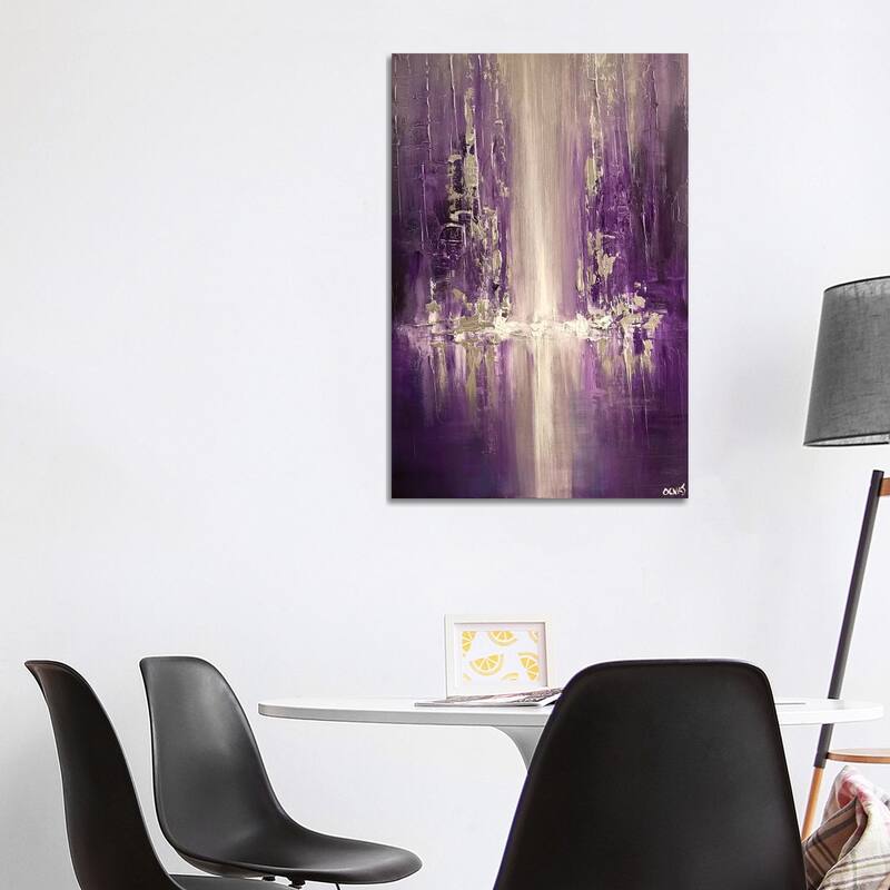 iCanvas "Purple Rain" by Osnat Tzadok Canvas Print - 40x26x1.5