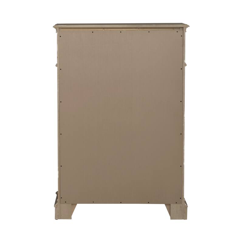 Liberty Furniture Magnolia Manor Upholstered Bed, Dresser & Mirror, Chest - California King, King or Queen