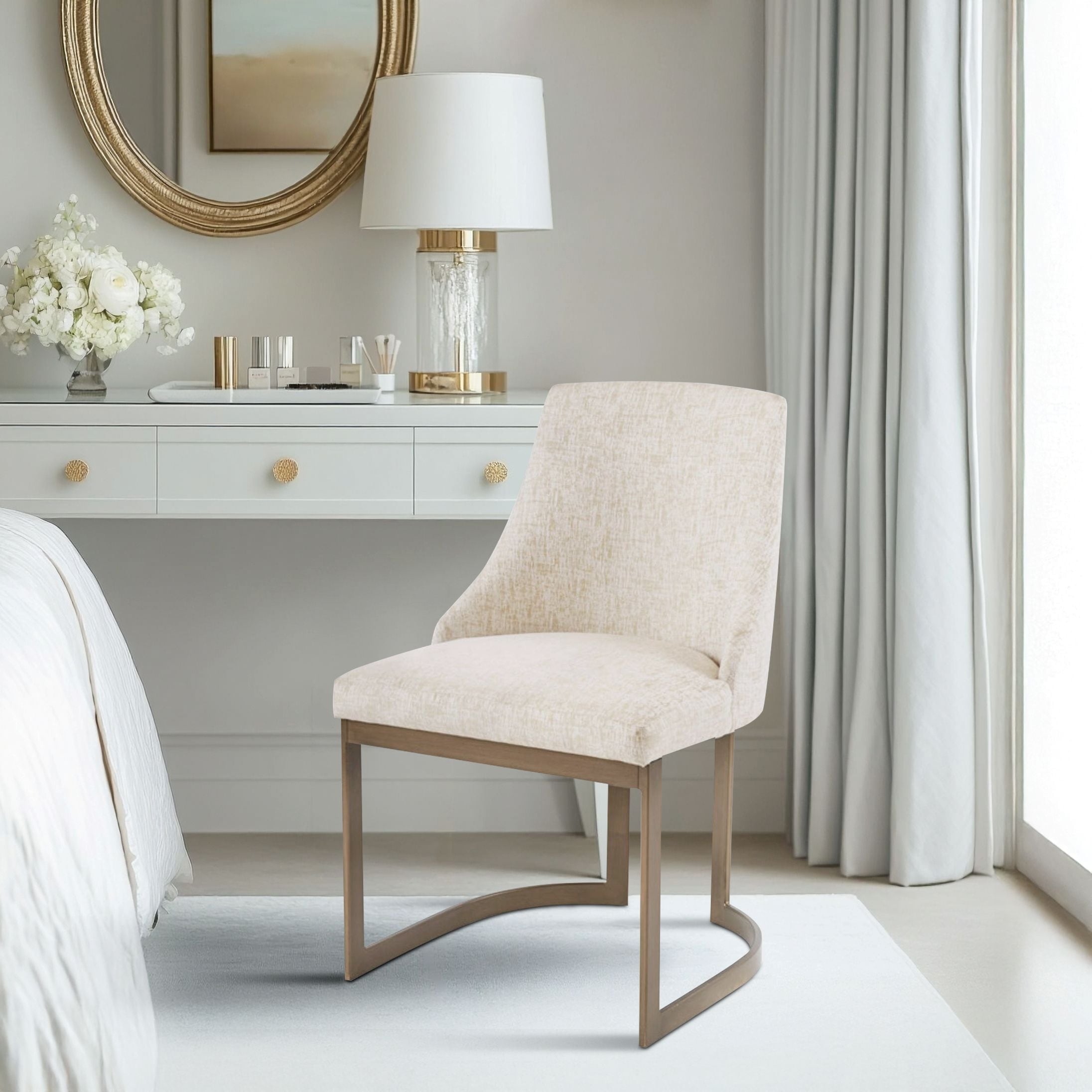 Madison Park Bryce Upholstered Dining Chair (Set of 2)