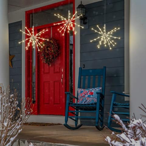 Solar LED Hanging Starburst Light - Burst