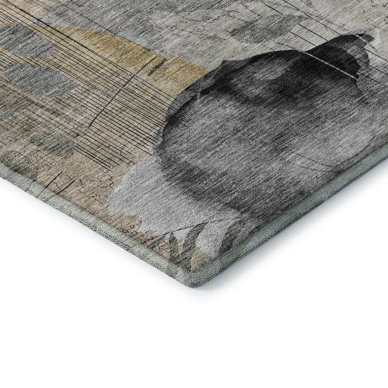 Premium Washable Super Soft Modern Floral Mayfield Rug