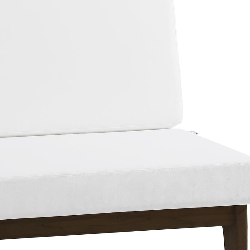 Casual Large Teak Outdoor Patio Conversation Set