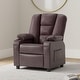 preview thumbnail 42 of 49, MCombo Big Kids Recliner Chair for Toddler Boys and Girls Faux Leather - 28.3"(L)x26.4"(W)x34.2"(H)