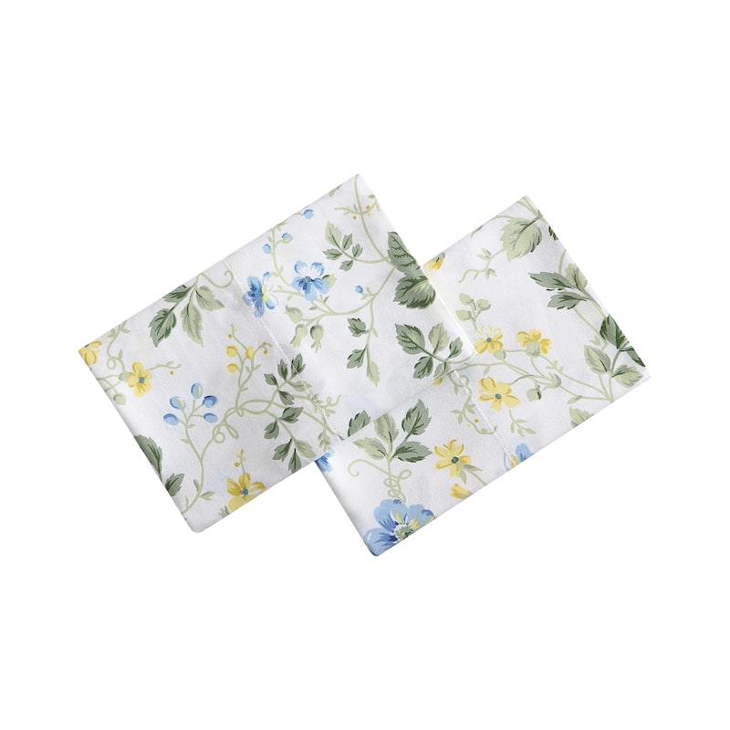 Laura Ashley Soft & Silky Sateen Printed Cotton Sheet Set