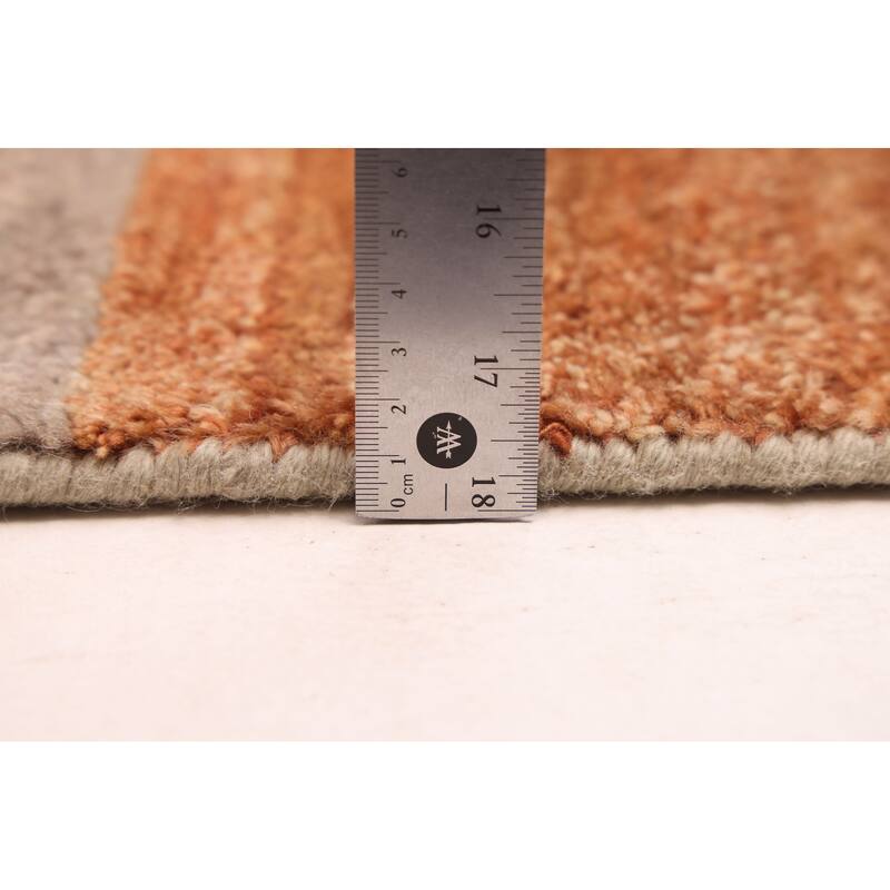 ECARPETGALLERY Hand-knotted Peshawar Ziegler Grey Wool Rug - 4'11 x 6'11