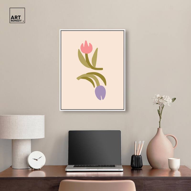 Tulips for my Twenties Canvas by Art Remedy