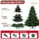 preview thumbnail 11 of 22, 4/5/6/7/7.5 FT PVC/PE Mixed Green Memory Wire Christmas Tree