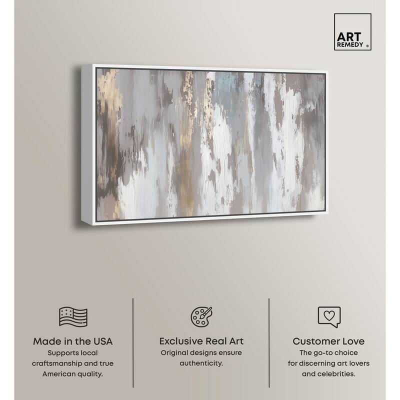 Flooding Gold I Canvas by Art Remedy