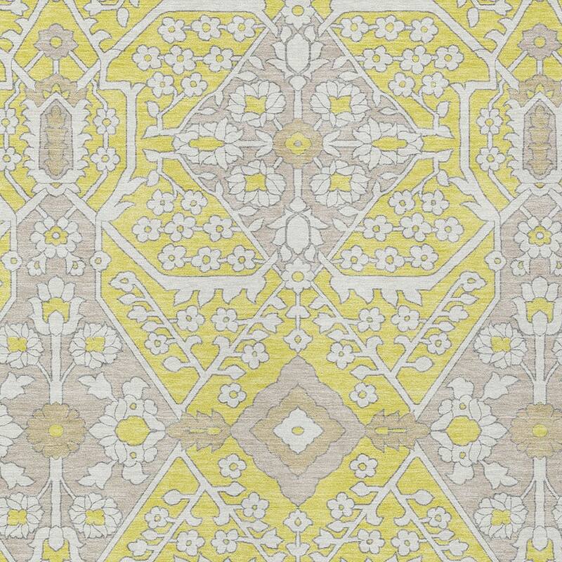 HomeRoots Floral Transitional Rectangle Outdoor Rug