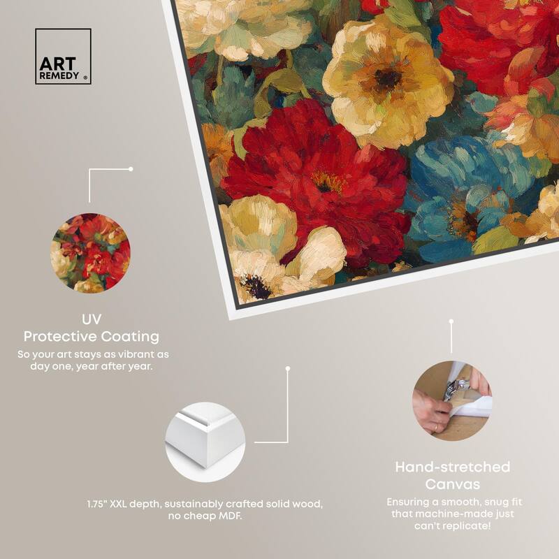Garden Tapestries II Canvas by Art Remedy