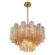 preview thumbnail 5 of 4, Crystorama Lighting Group ADD-308-AM Addis 9 Light 22" Wide Waterfall