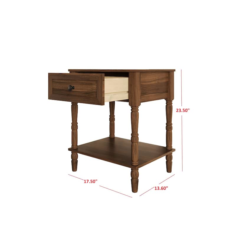 Clayfell Rumford 1 Drawer Nightstand