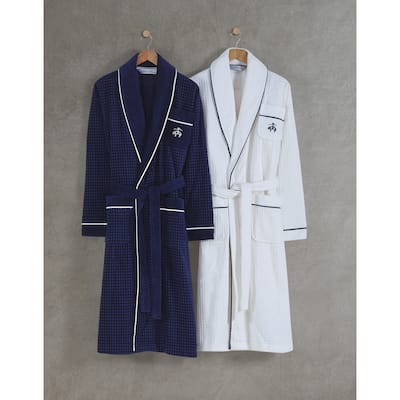 Brooks Brothers Waffle Terry Bathrobe
