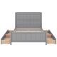 preview thumbnail 27 of 28, Full Storage Bed Frame with Headborad, Drawers, Storage Shelves