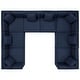 preview thumbnail 2 of 38, Saybrook Outdoor Patio Upholstered 8-Piece Sectional Sofa