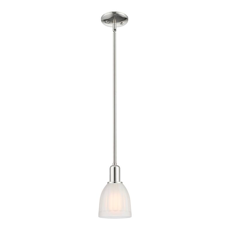 Innovations Lighting Endless Possibilities Arcadia - Brookfield - 1 Light 6" Stem Hung Mini Pendant - Polished Nickel