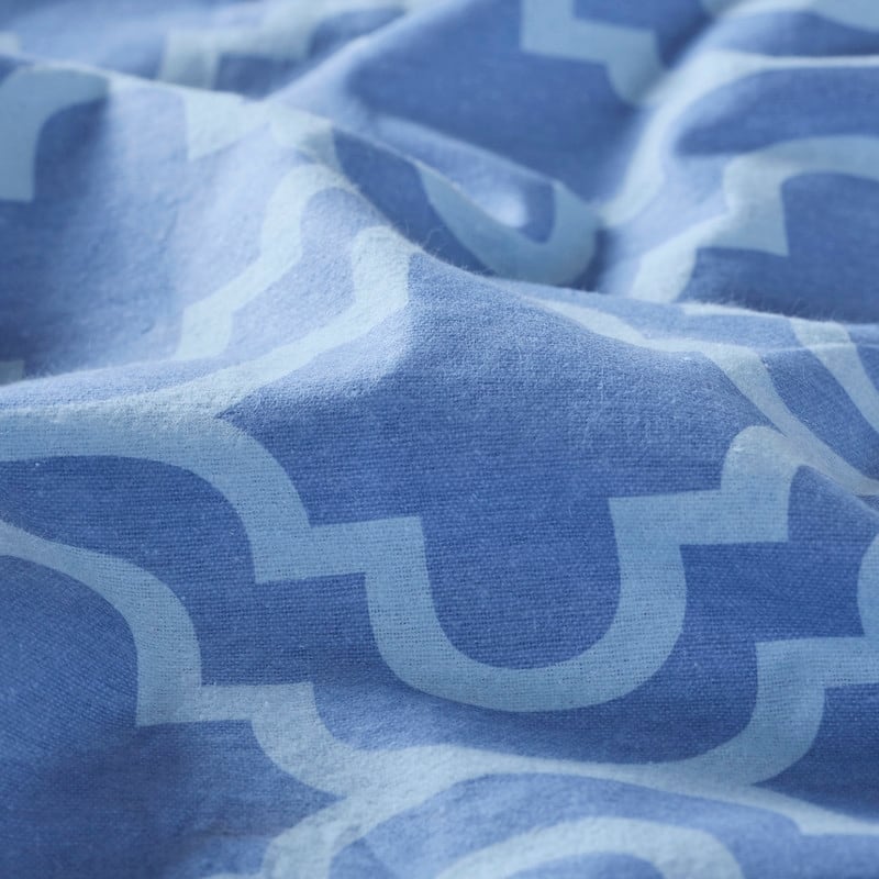Superior All Season Brushed Flannel Trellis Pillowcase Set (Set of 2)