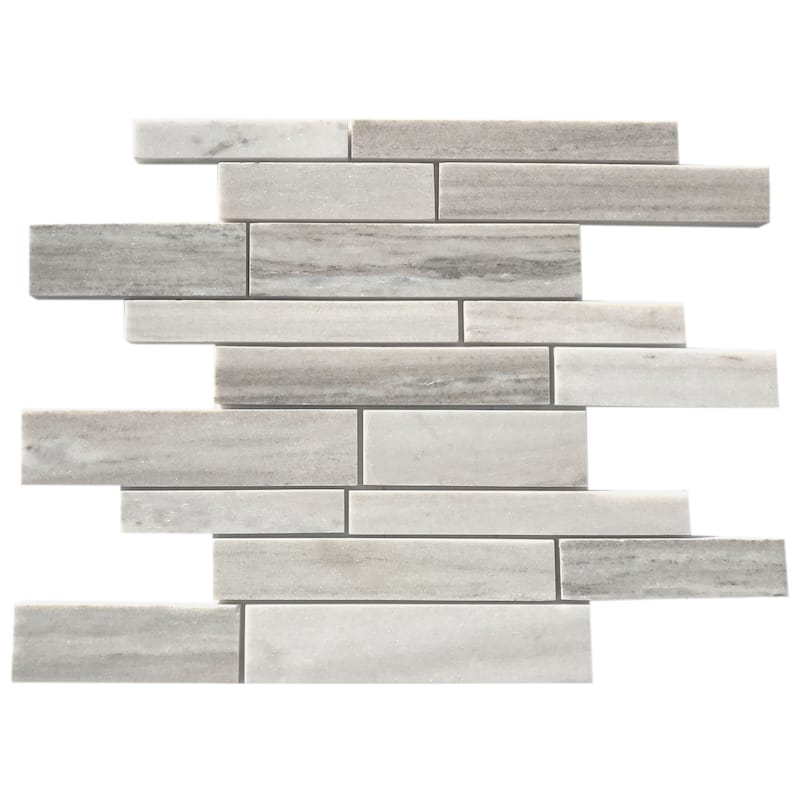 Apex Marble Atrium Honed Mosaic Tile - 5 Sheets (5.00 sf) - Grey