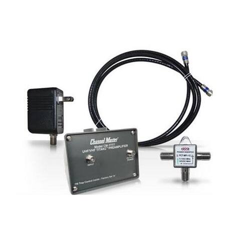 Channel Master Cm 7777 Titan 2 Antenna Preamplifier High Gain 1 Ghz 54 Mhz Overstock 15935779
