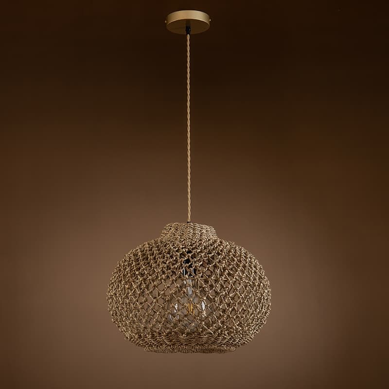 Arya Rattan Pendant Light - 13" x 16.1