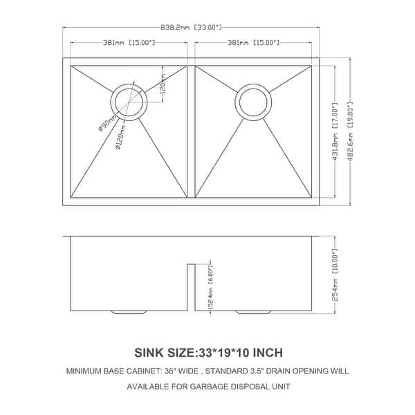 Double Bowl Undermount Sink Bed Bath & Beyond 41217578