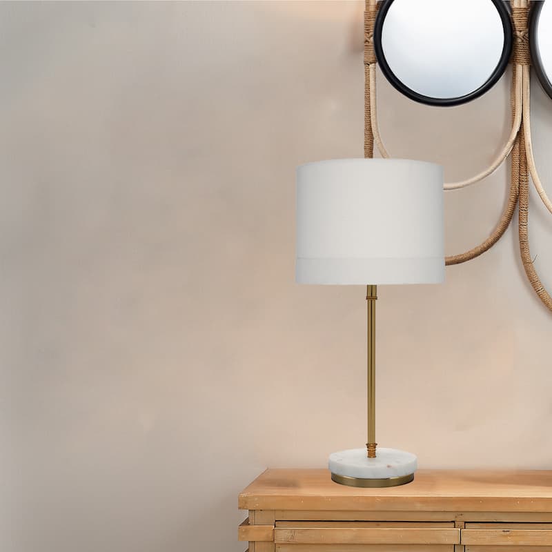 Alden Décor Castile Marble Table Lamp