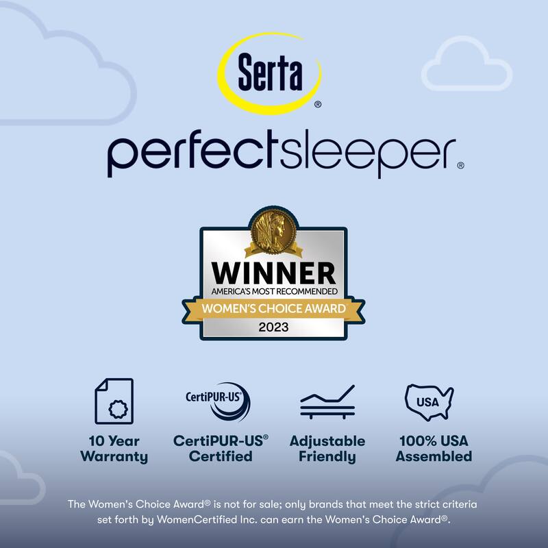 Serta Perfect Sleeper Nurture Night 14.5" Plush Pillow Top Mattress